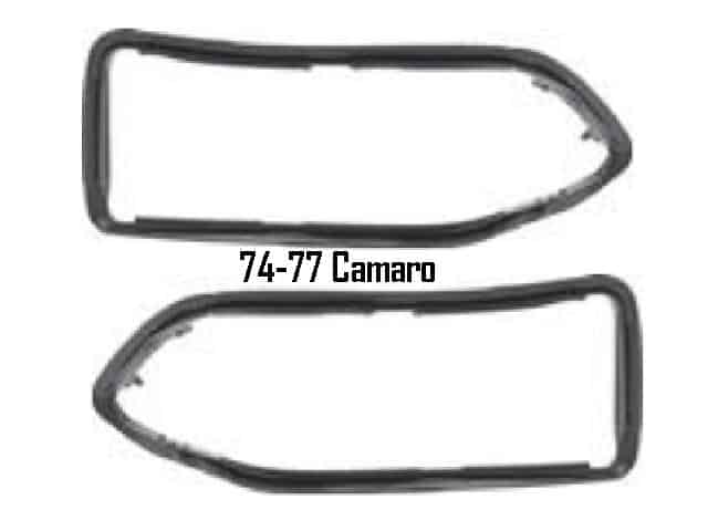 Gasket: 74-77 Camaro Tail lamp Lens to T/L body (pr)